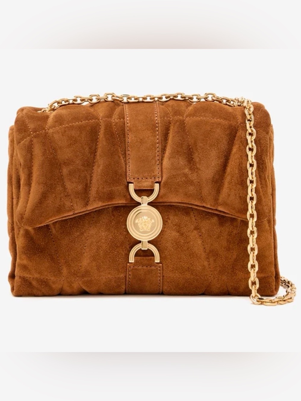Versace Kleio Quilted shoulder bag